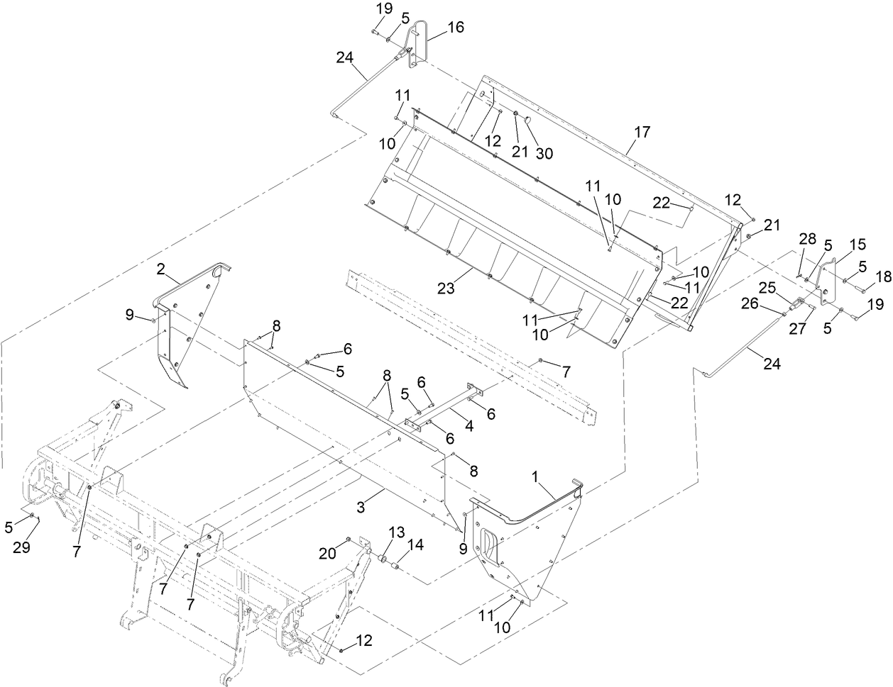 Parts – 72in E-Z Vac DFS Collection System, Z Master 4000 Series