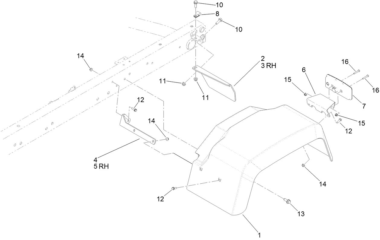 Tail Light and Fender Assembly