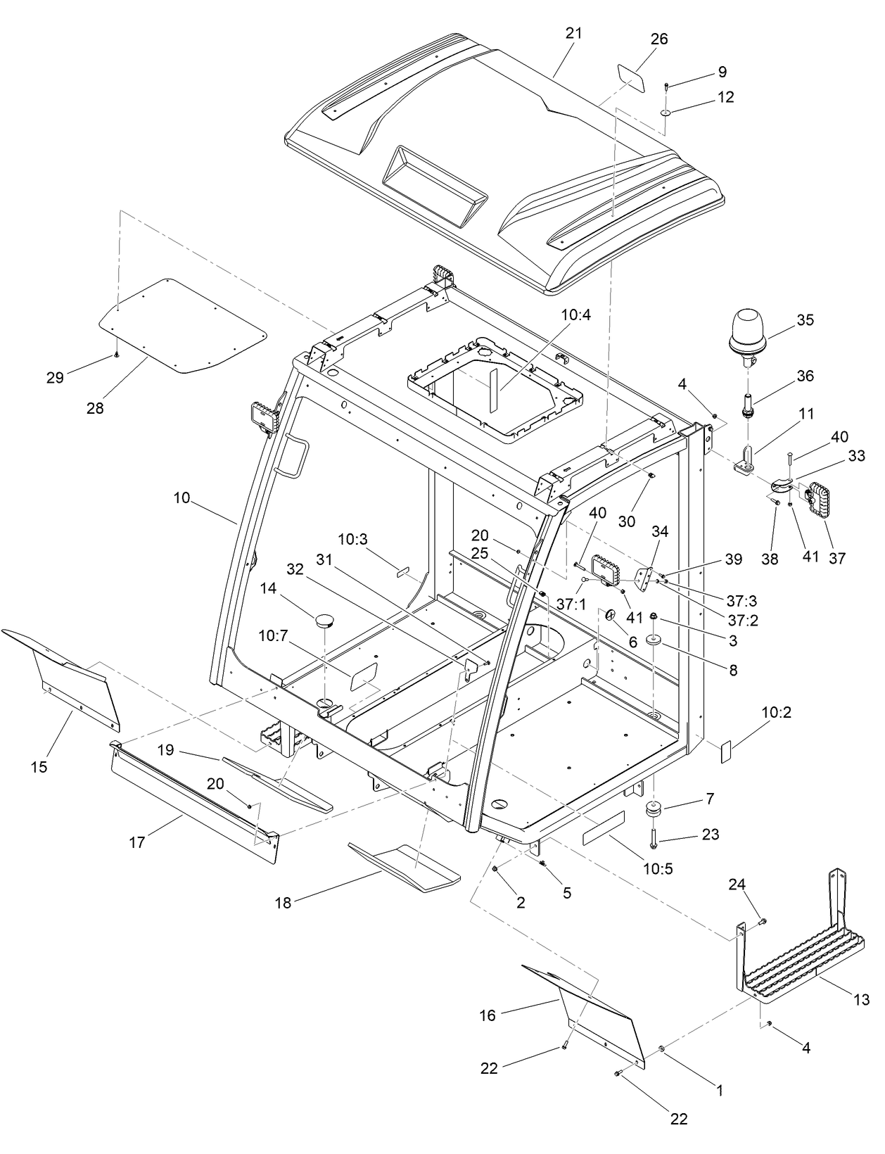 Operator Platform Assembly