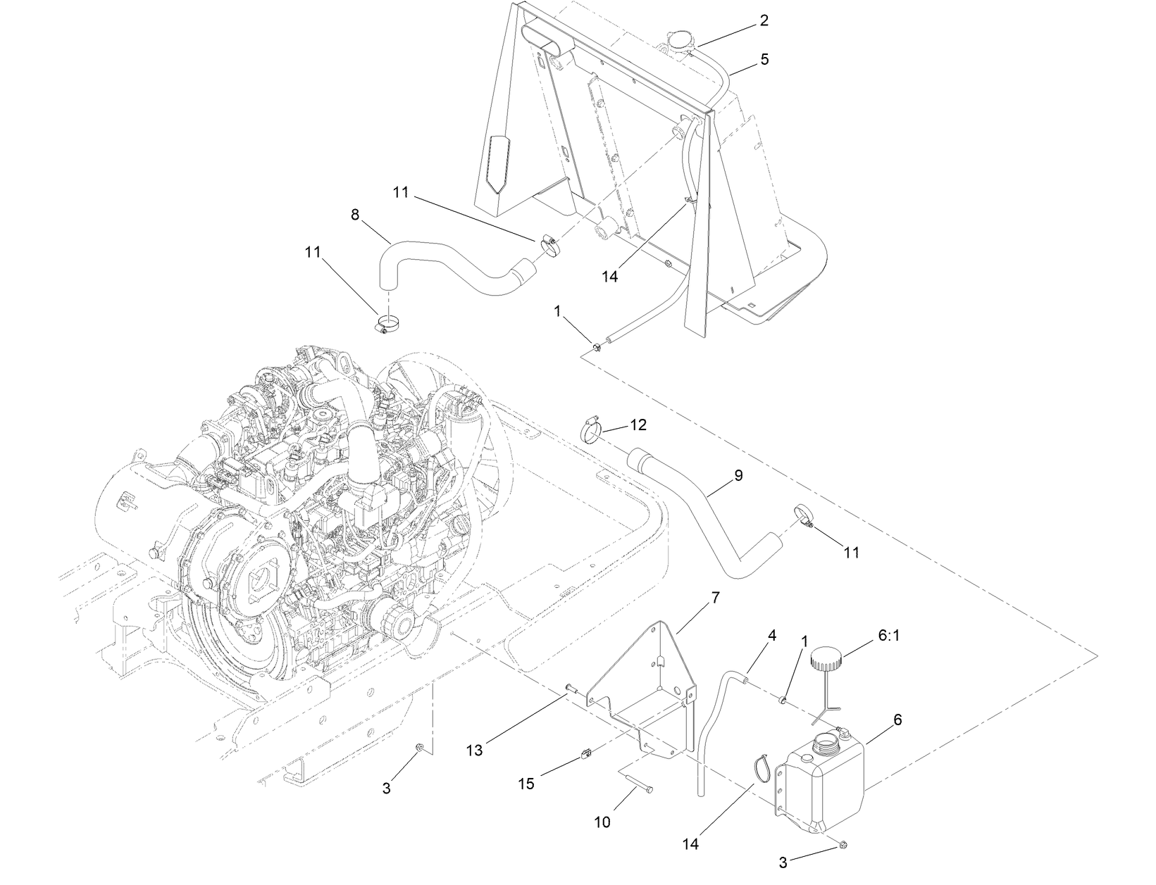 Engine Cooling and Hose Assembly