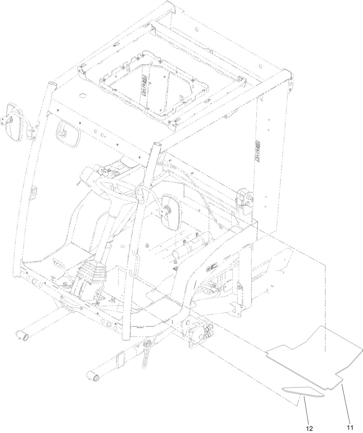 Floor Sound Reduction Assembly