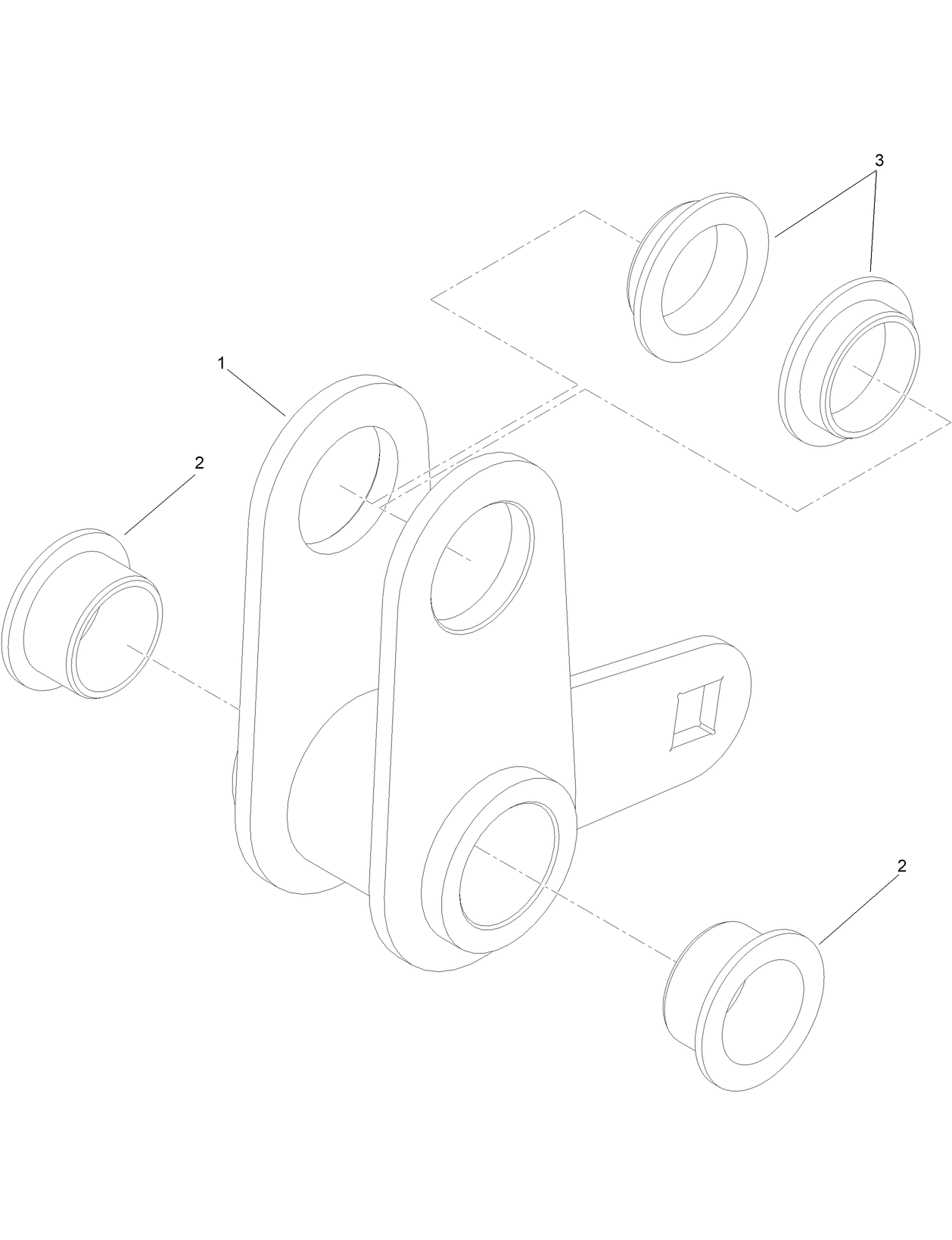 Brake Bellcrank W/Bushing Assembly No. 144-4587