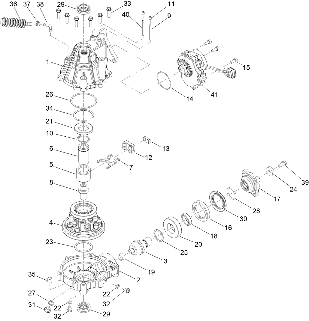 Front Differentail Assembly No. 140-4752