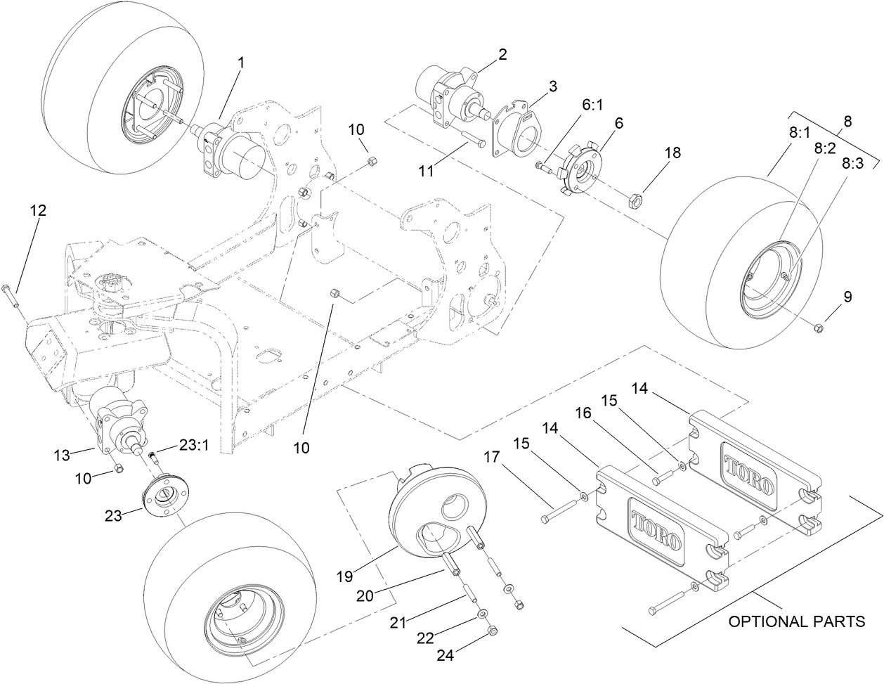 Wheel and Motor Assembly