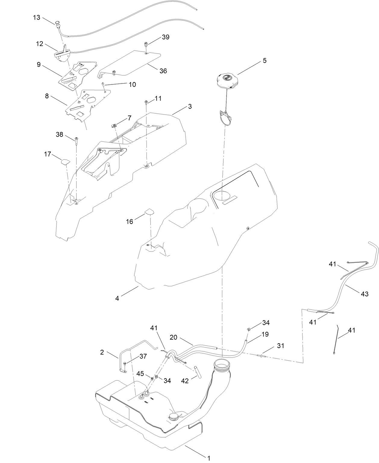 Body Styling and Fuel Pod Assembly