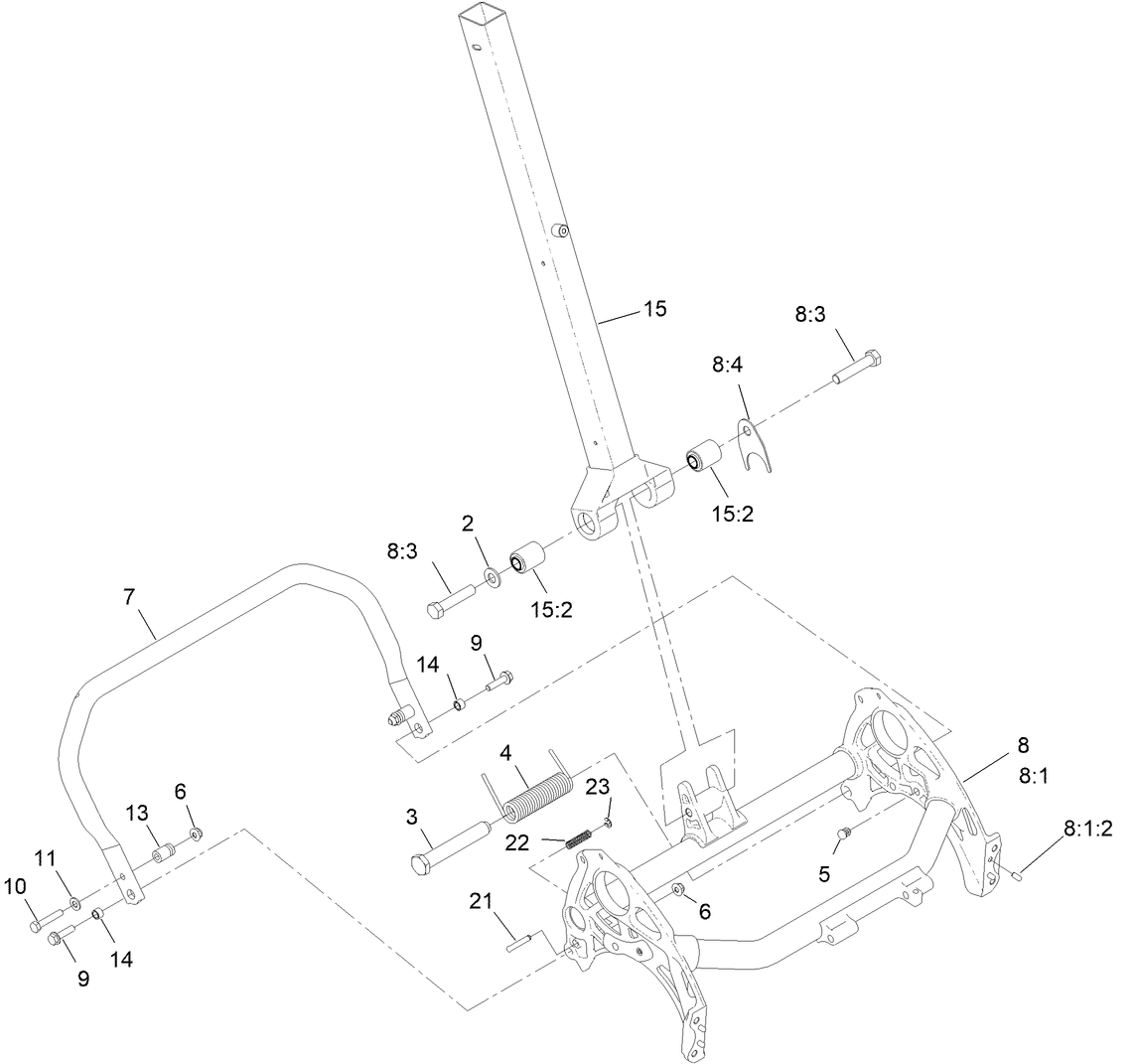 Frame and Handle Mount Assembly