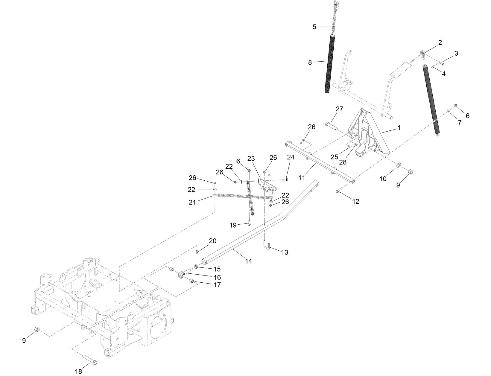 Rear Attachment Mount Assembly