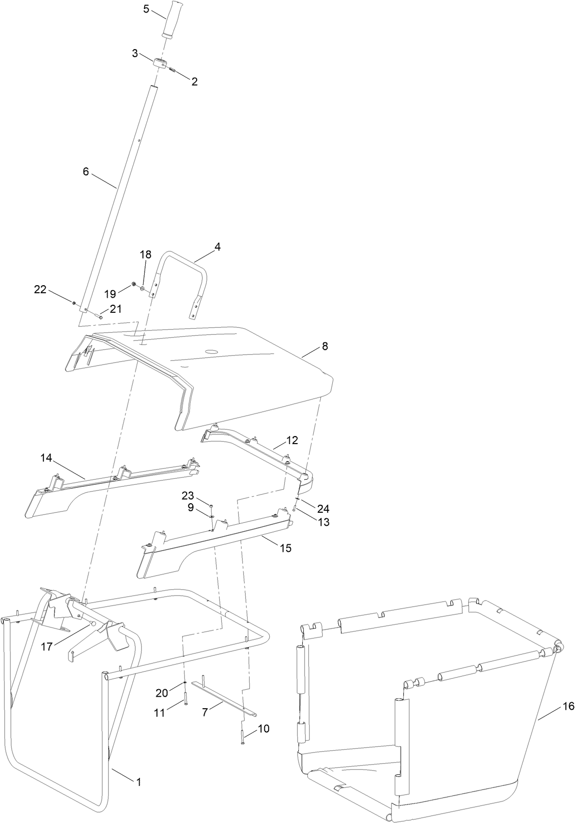 Grass Bag Assembly No. 134-7160