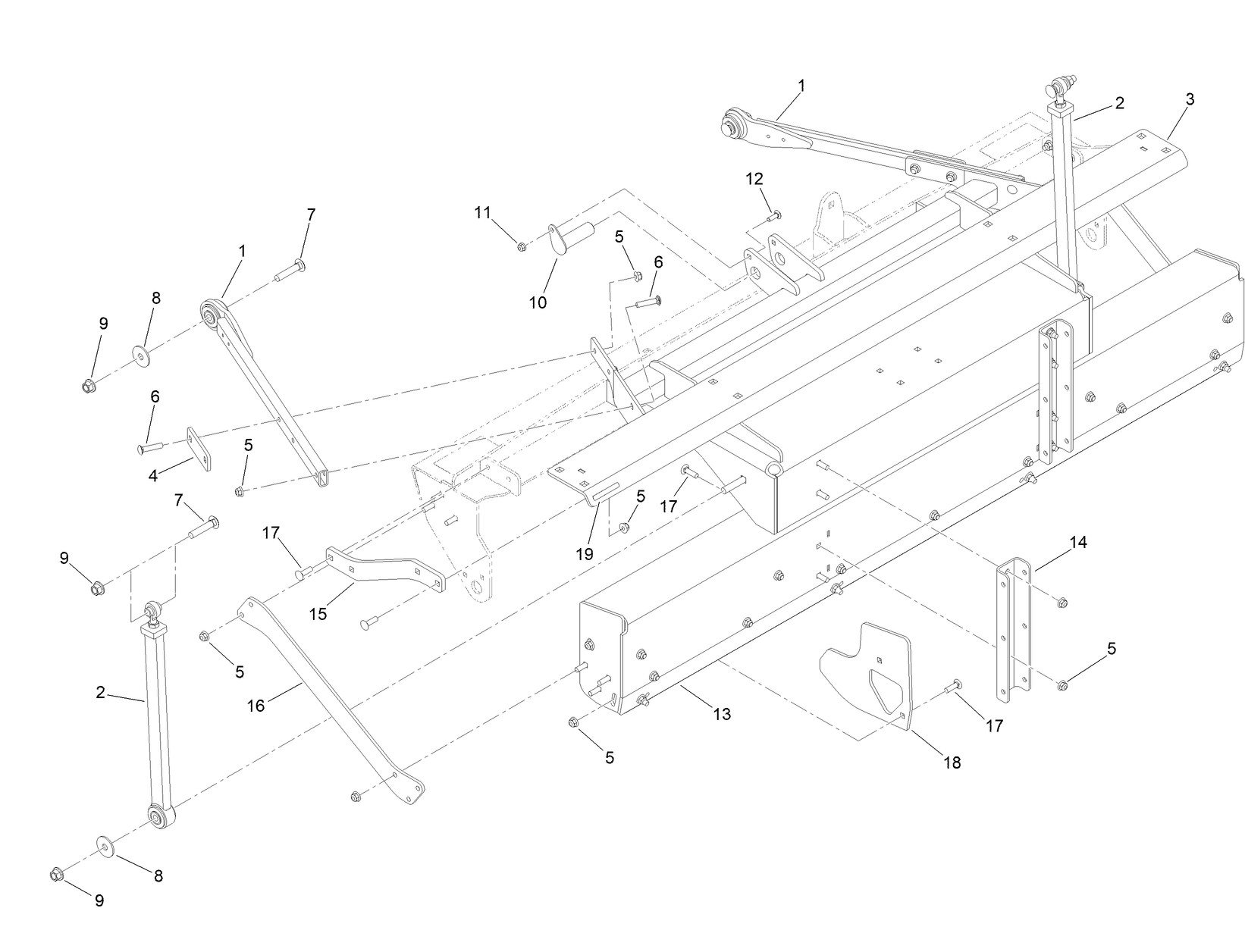 Lift and Deck Components Assembly