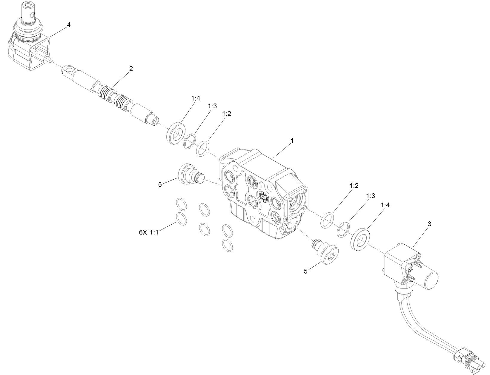 Parallel Valve Section Assembly No. 139-1344