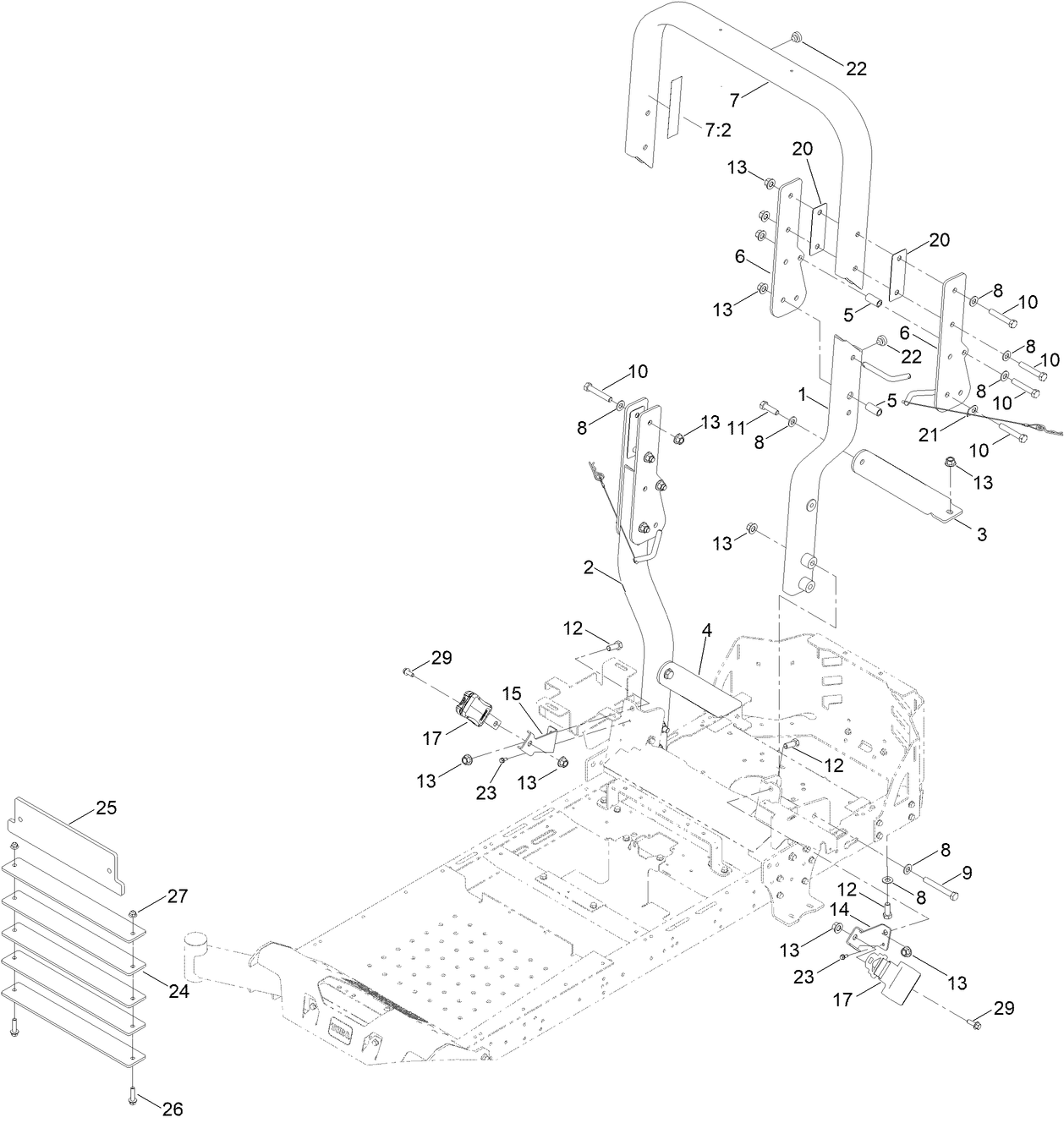 Roll-Over Protection Assembly No. 139-2638