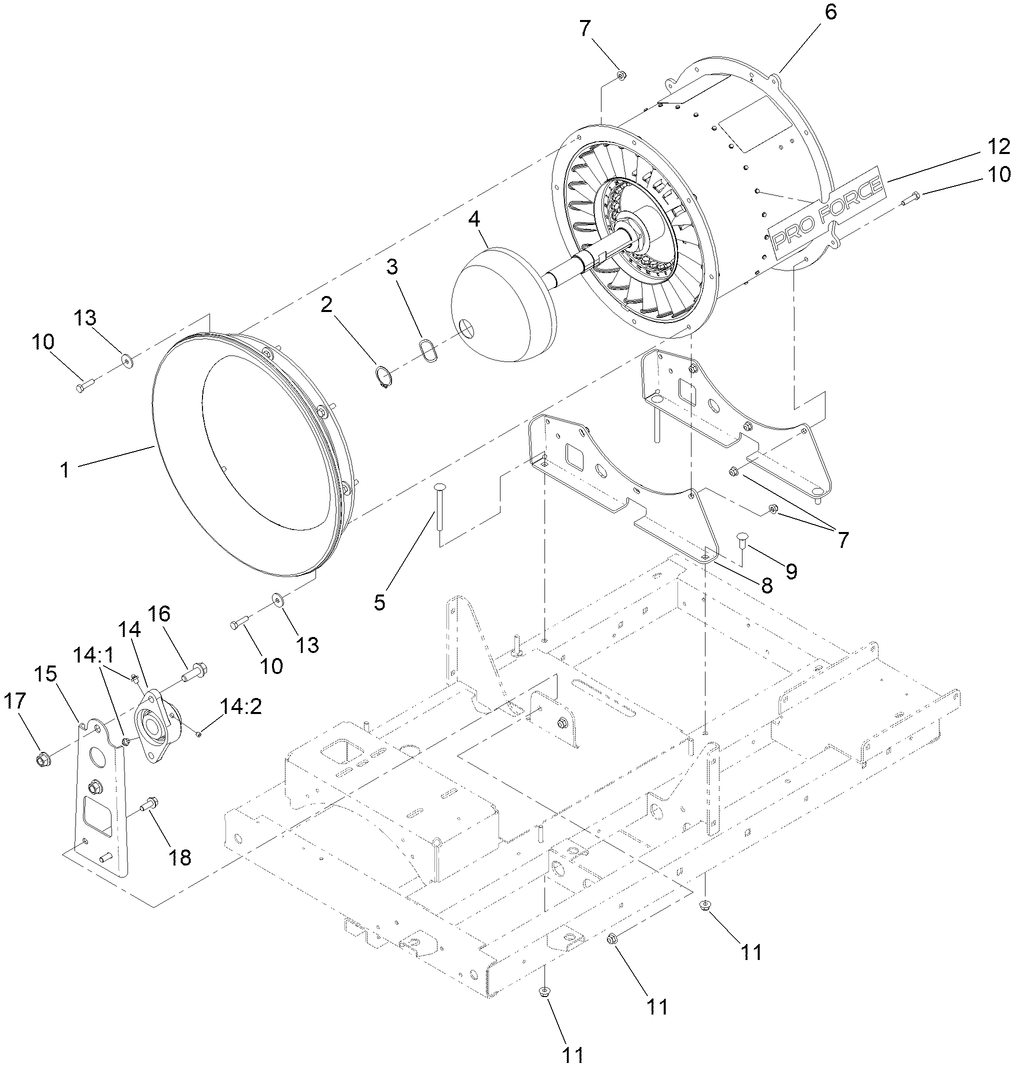 Turbine Mounting Assembly