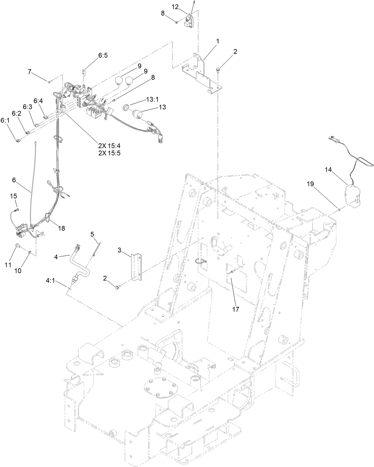 Wire Harness, Temperature Sensor and  Shield Assembly