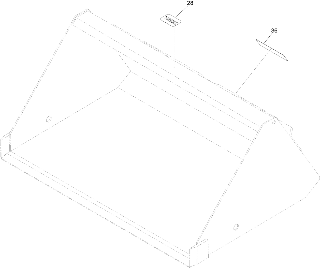 Bucket Decal Assembly