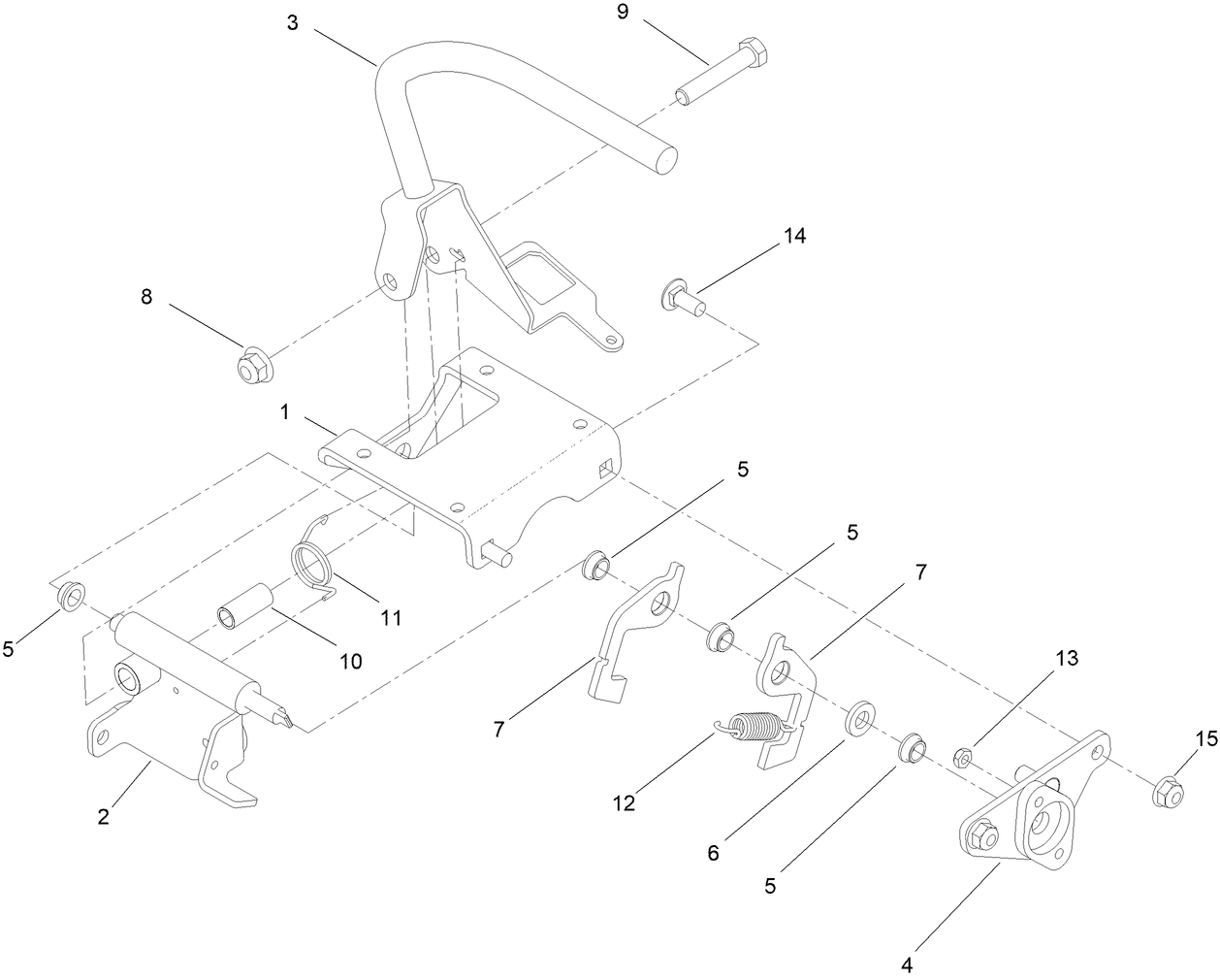 RH Control Handle Assembly No. 144-1422