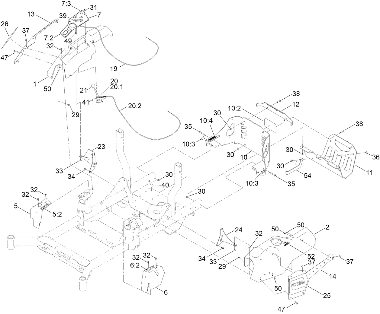 Console and Guard Assembly