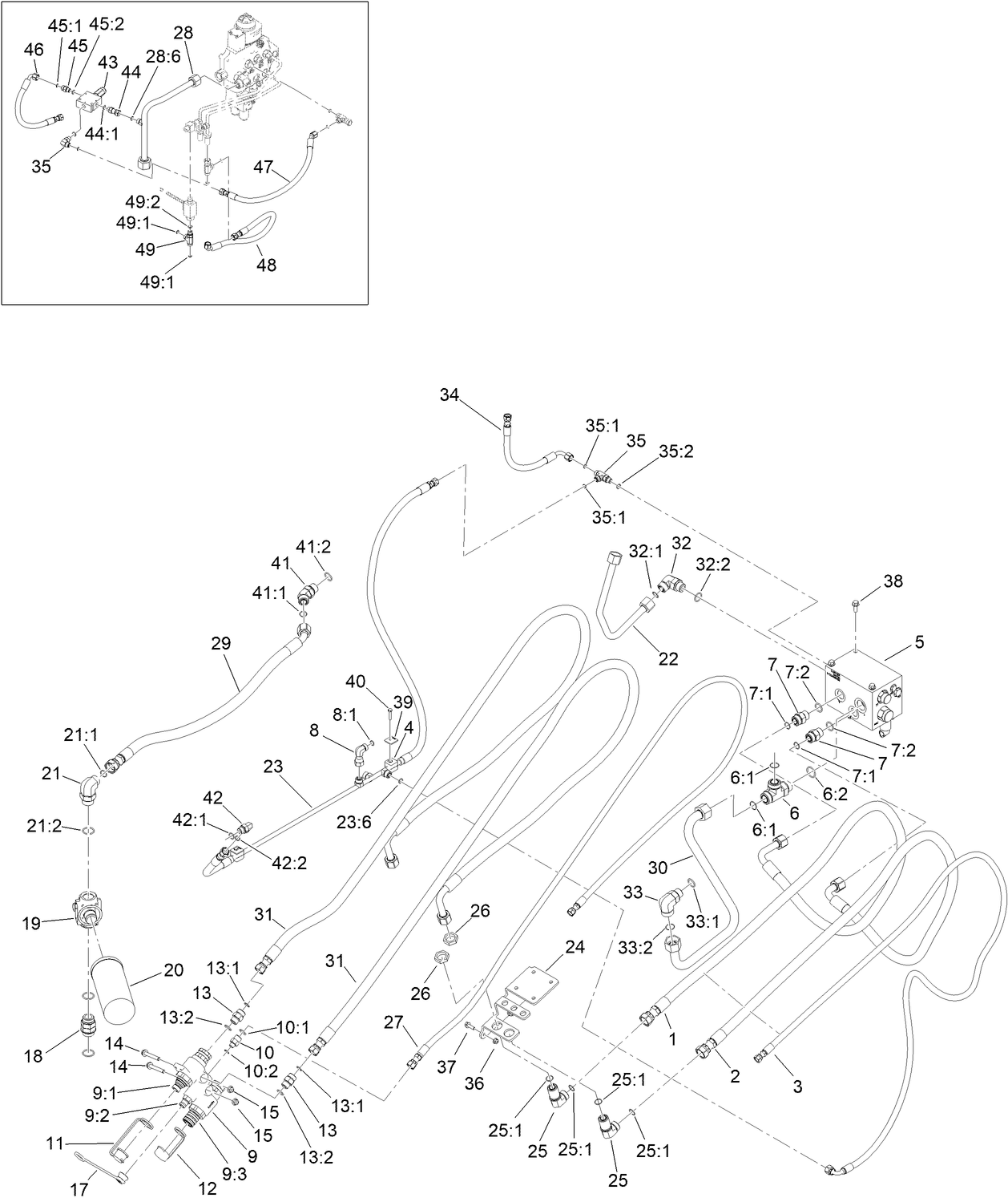 Auxiliary Hydraulic Assembly