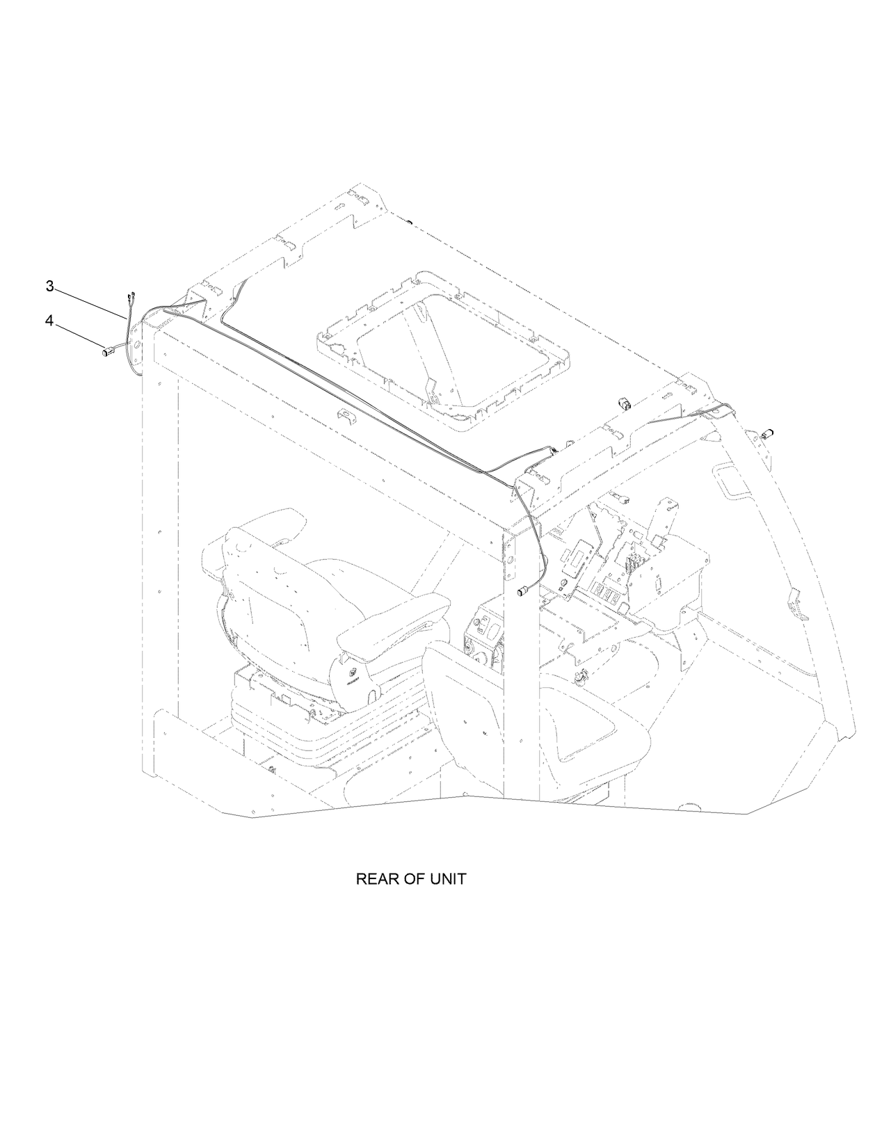 Beacon and Worklights Wire Harness Assembly
