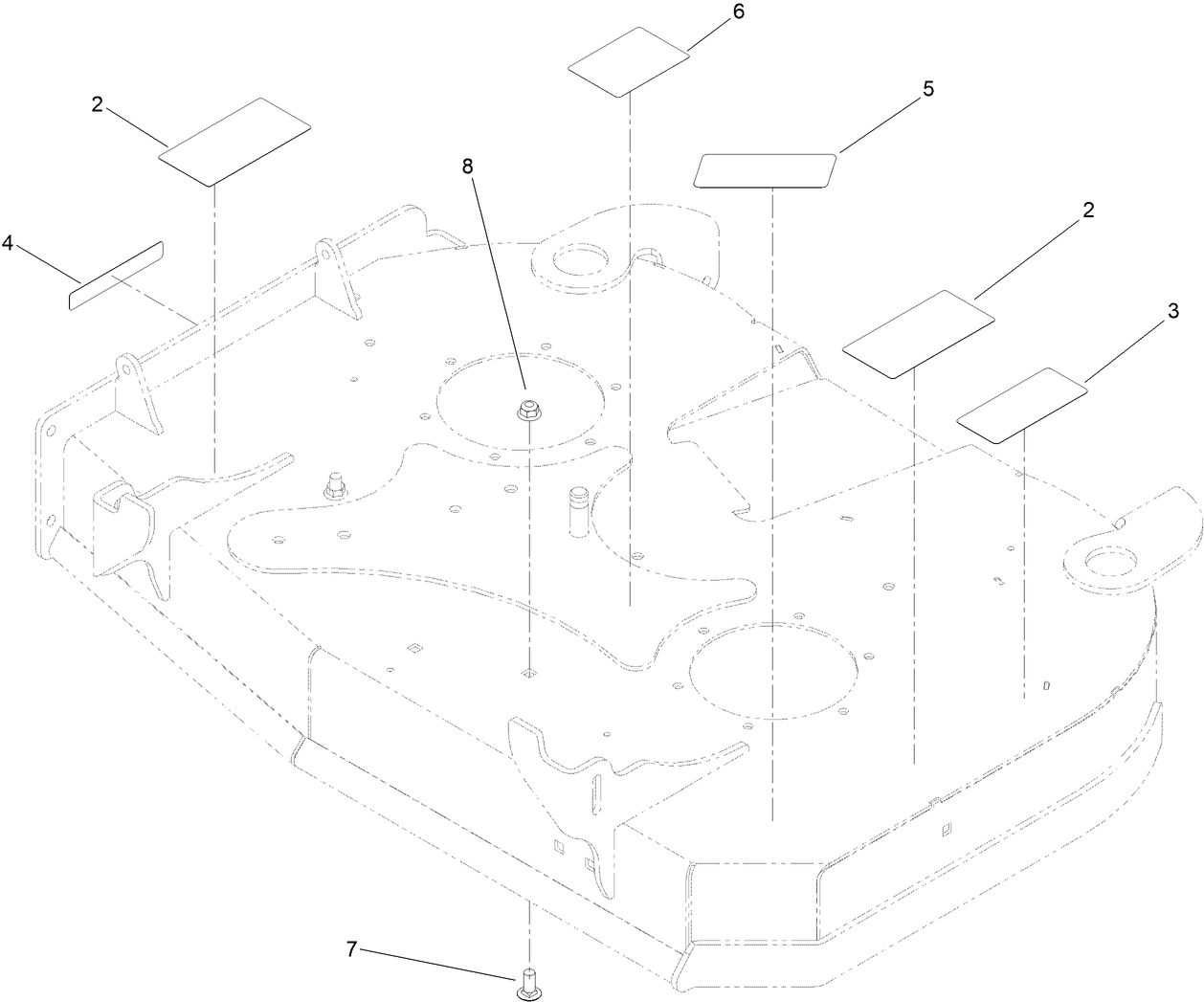 Deck Decal Assembly No. 144-3751