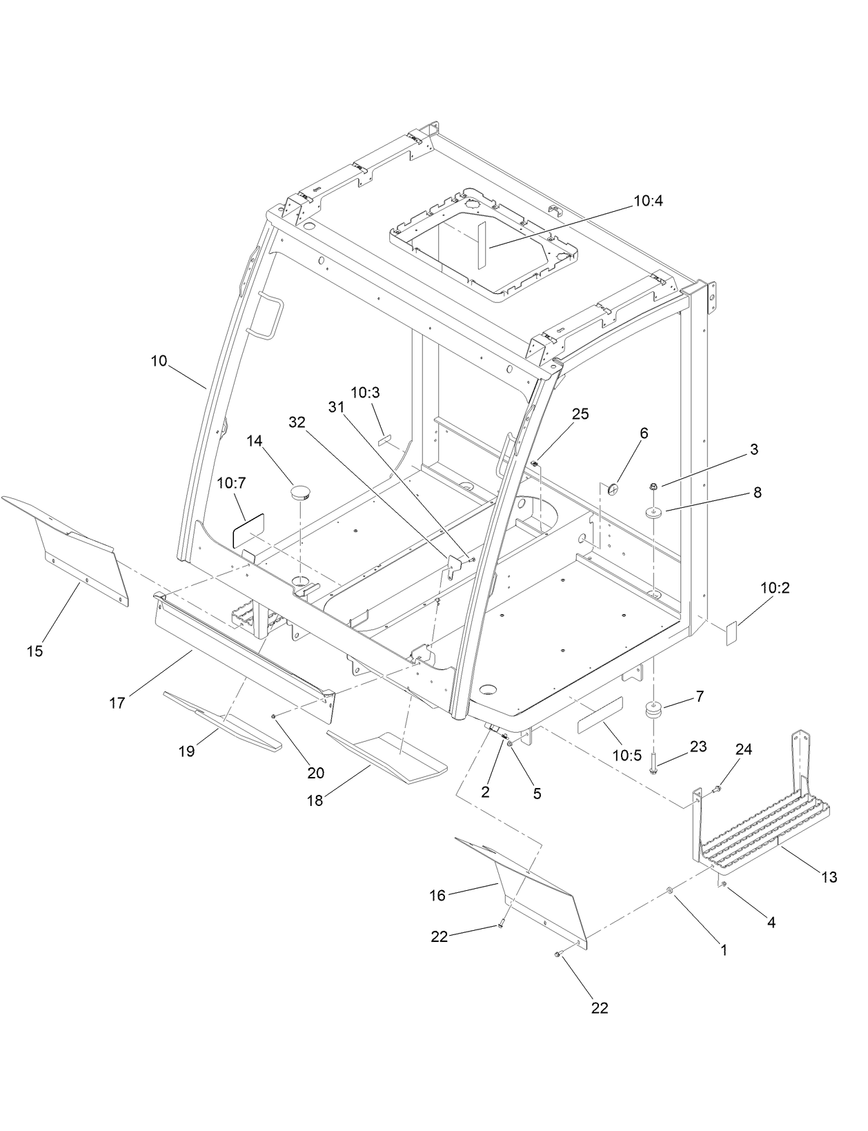 Operator Platform Assembly