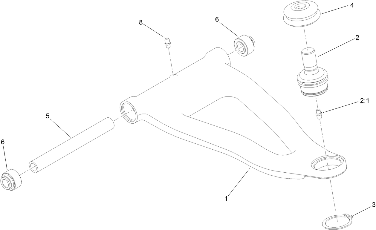 Front Control Arm Assembly No. 145-7771
