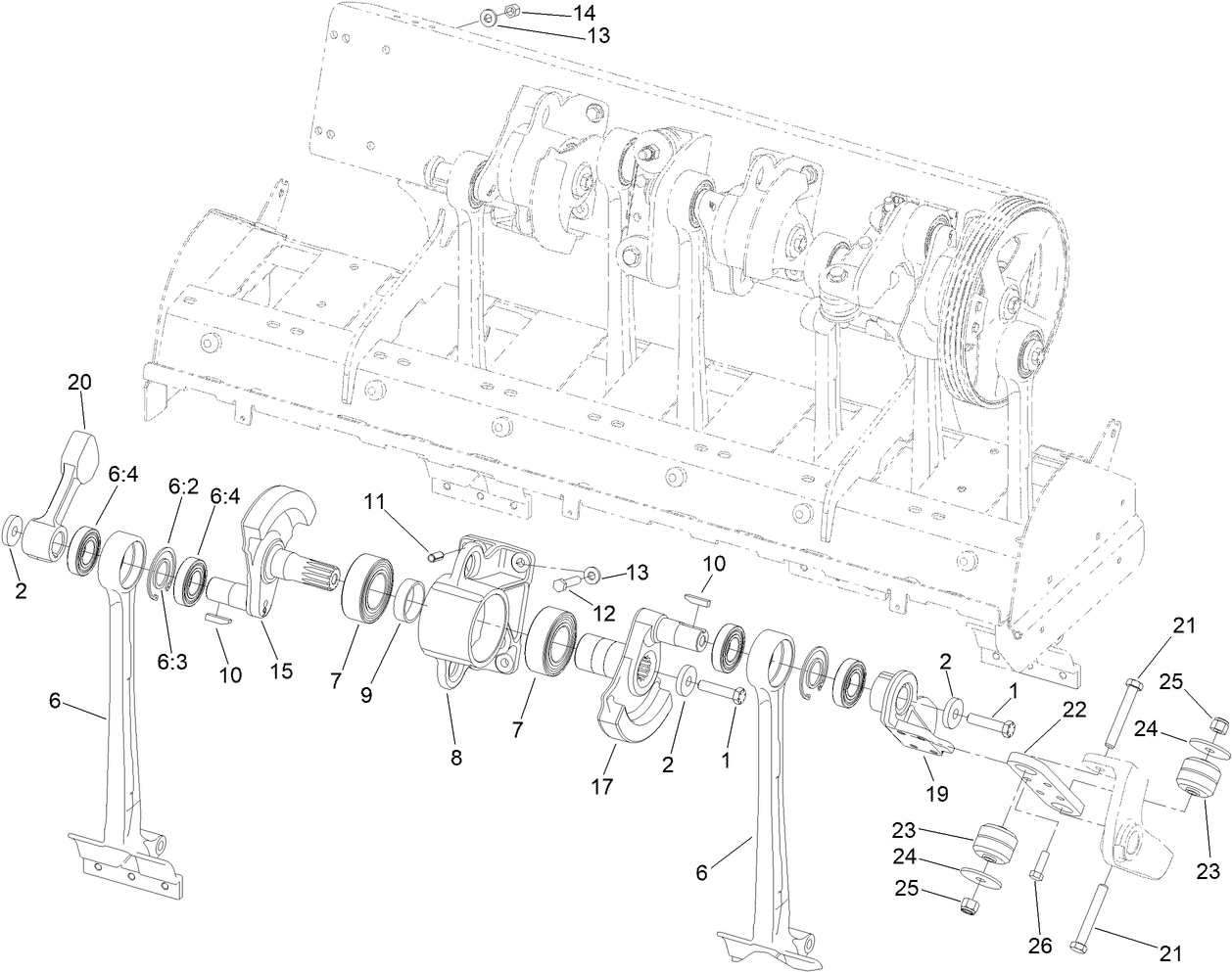 No. 7 and No. 8 Crankarm Assembly