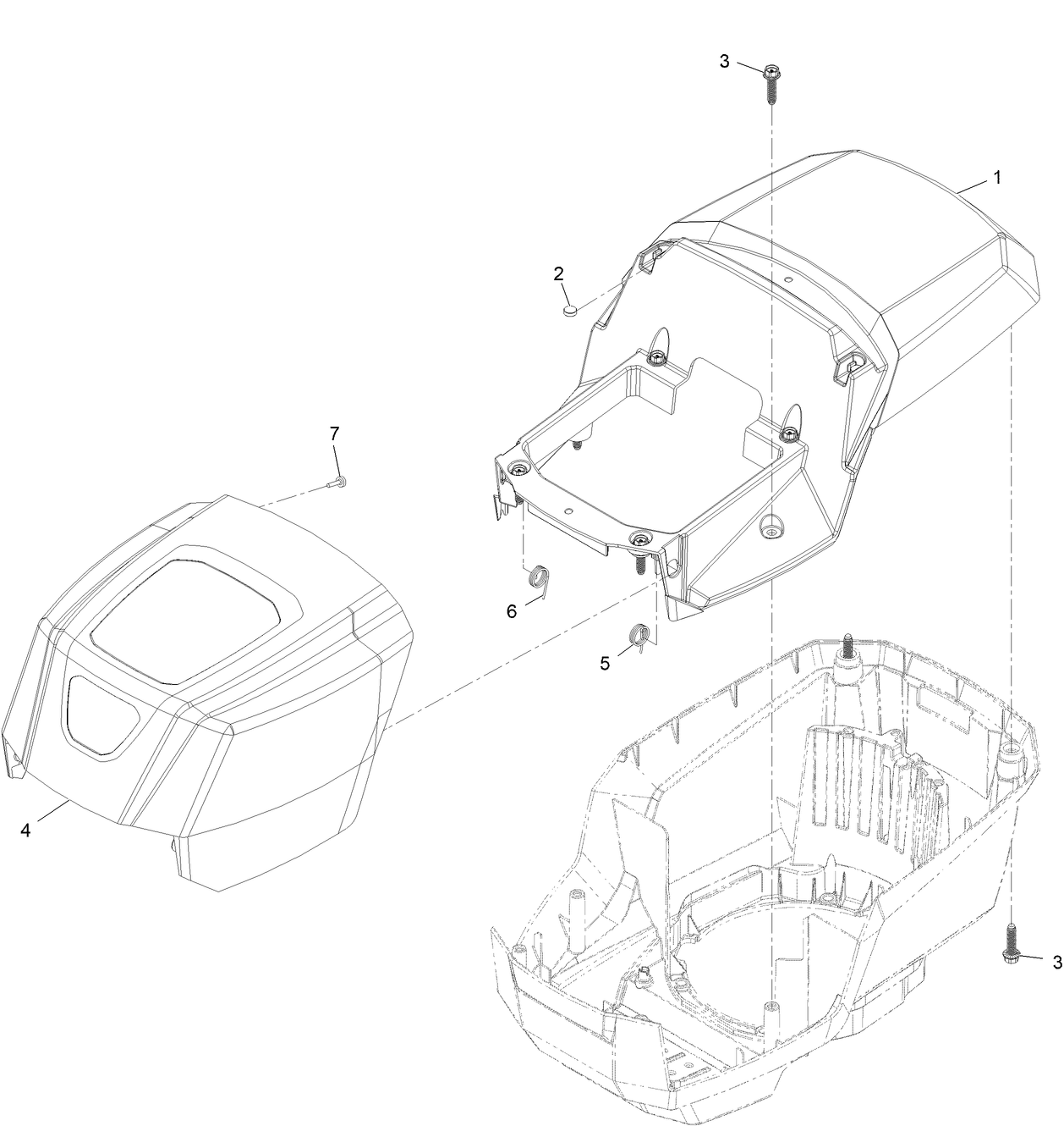 Motor Module Assembly No. 140-4120  Upper Shroud Assembly