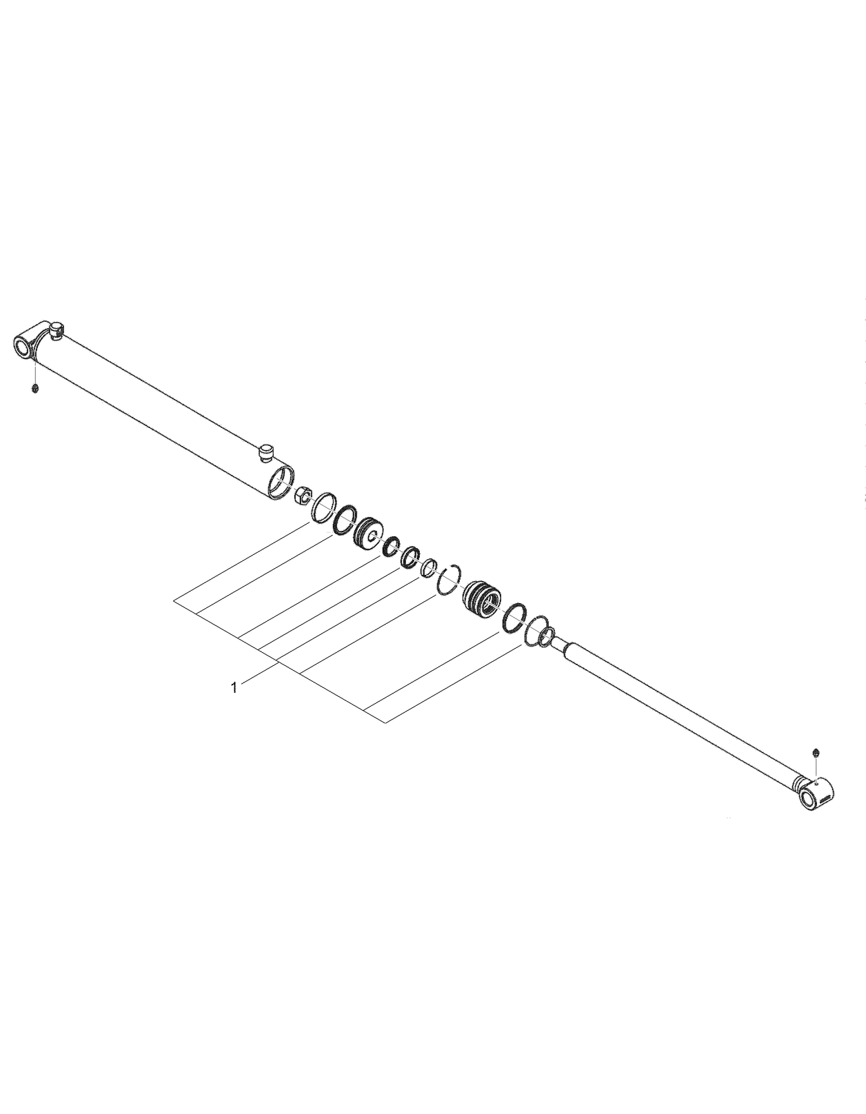 Hydraulic Cylinder Assembly No. 140-7634