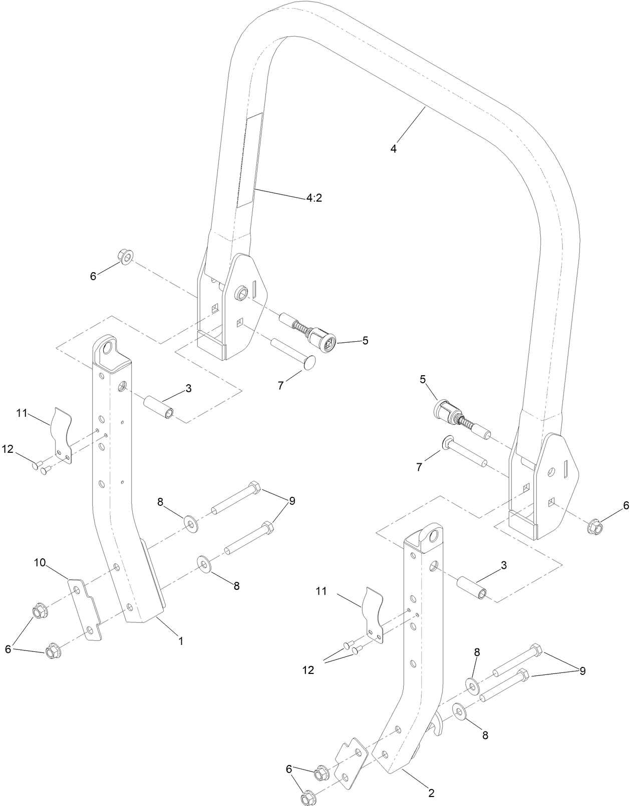 Roll-Over Protection System Assembly No.142-9749