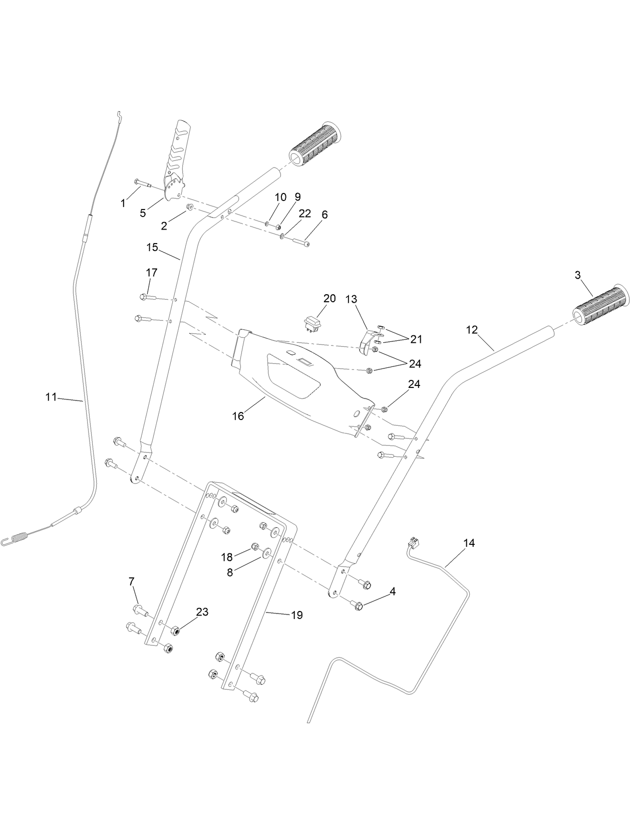 Handles and Controls Assembly