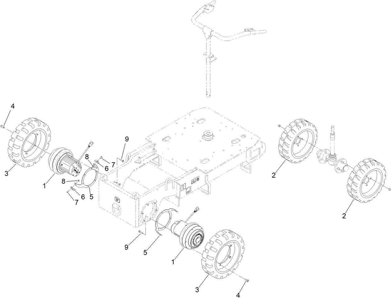 Drivetrain and Wheel Assembly