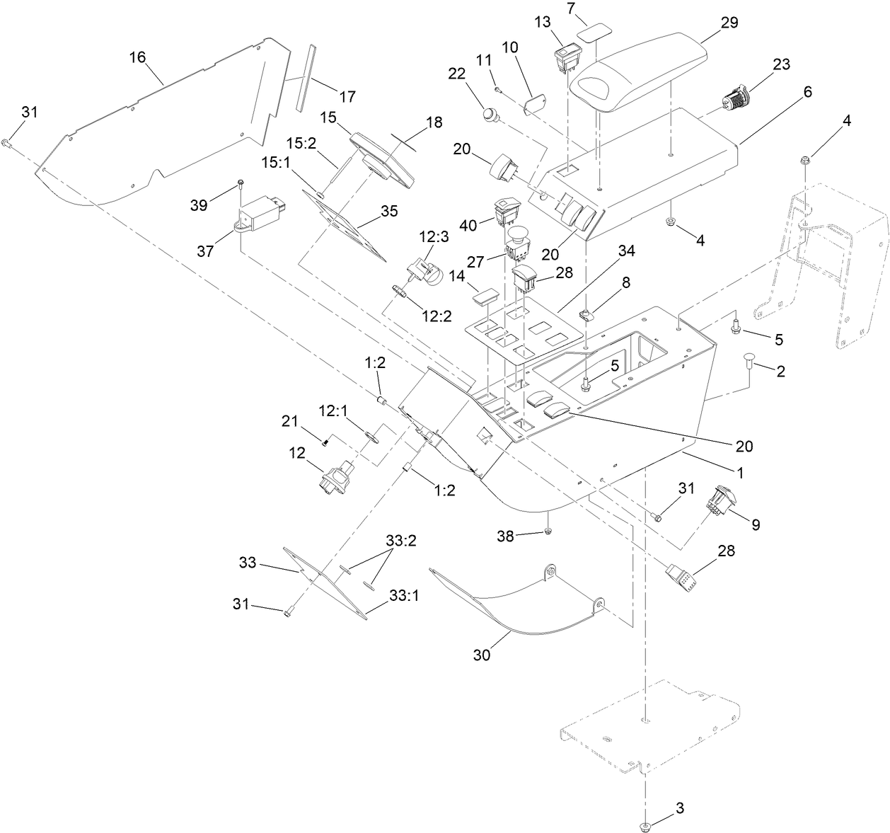 Control Console Assembly