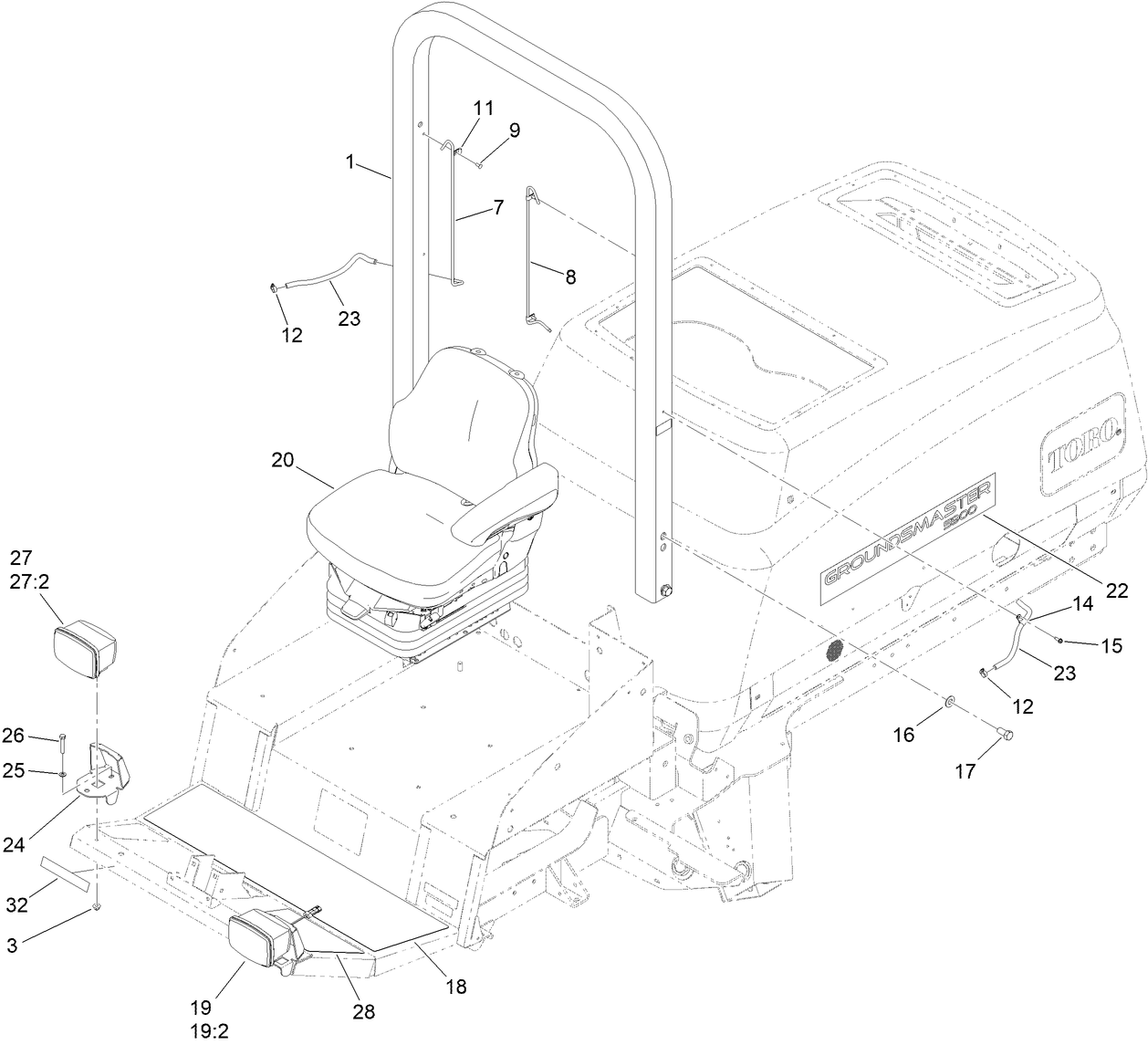Roll-Over Protection System Assembly