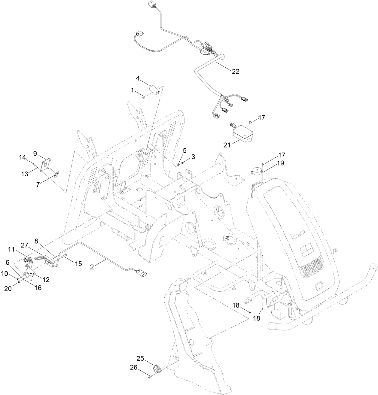 Grassbag Electrical Assembly