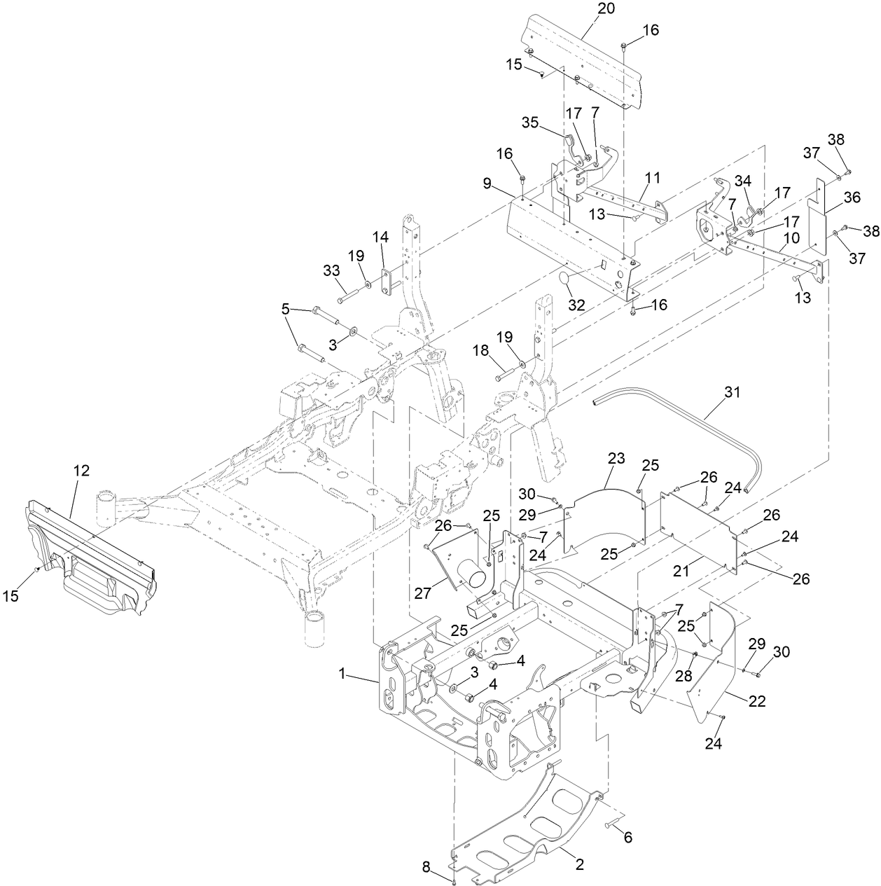 Power Frame Assembly