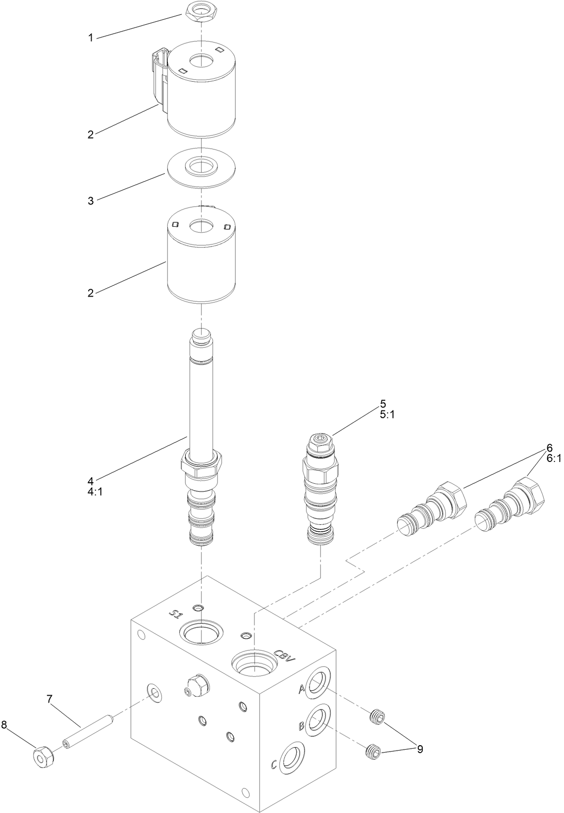 Lifand Hold Valve Assembly No. 142-4922