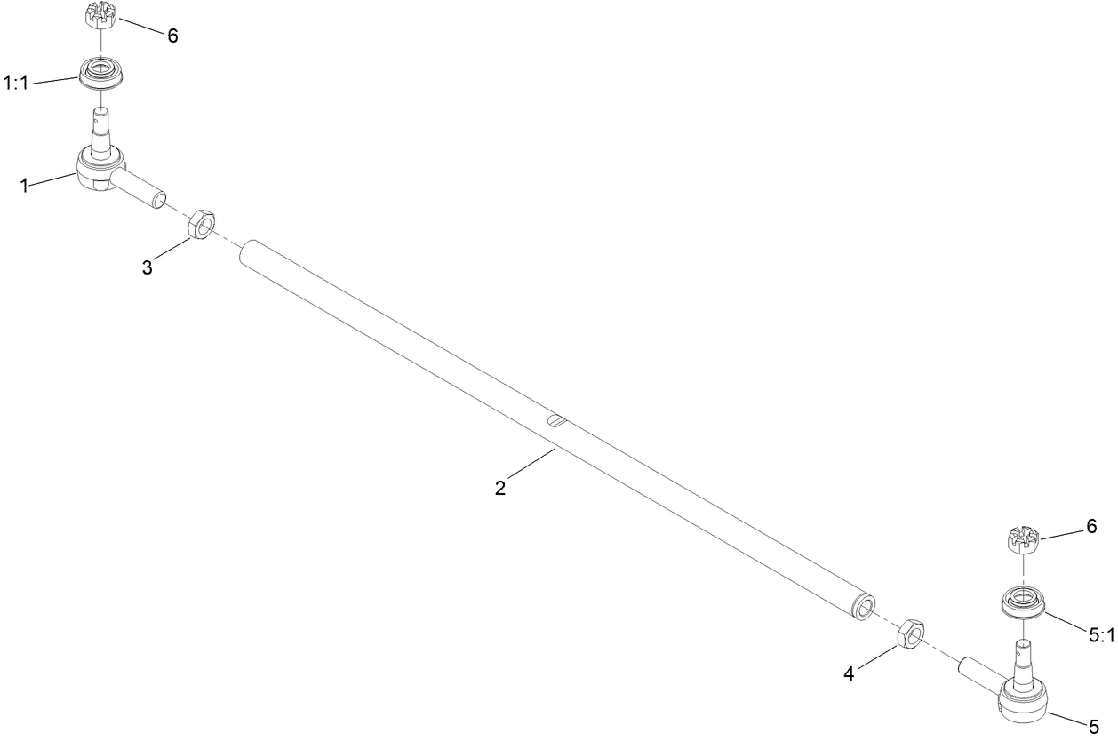 Tie Rod Assembly No. 139-6029