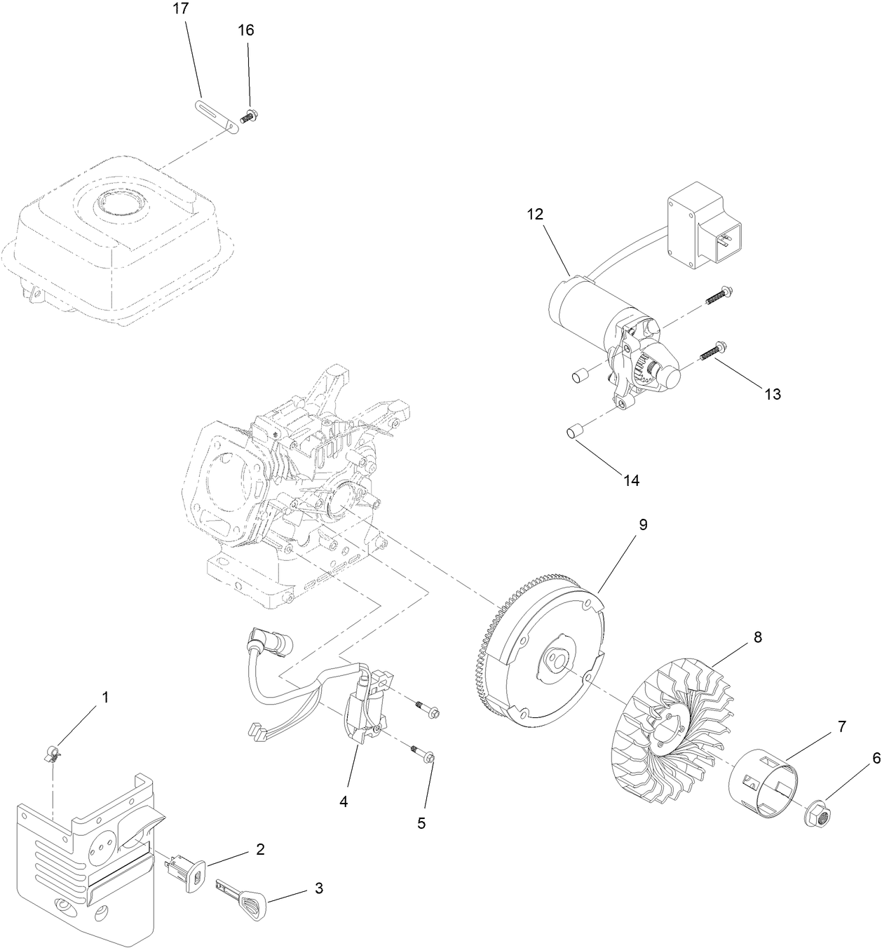 Ignition and Electrical Assembly