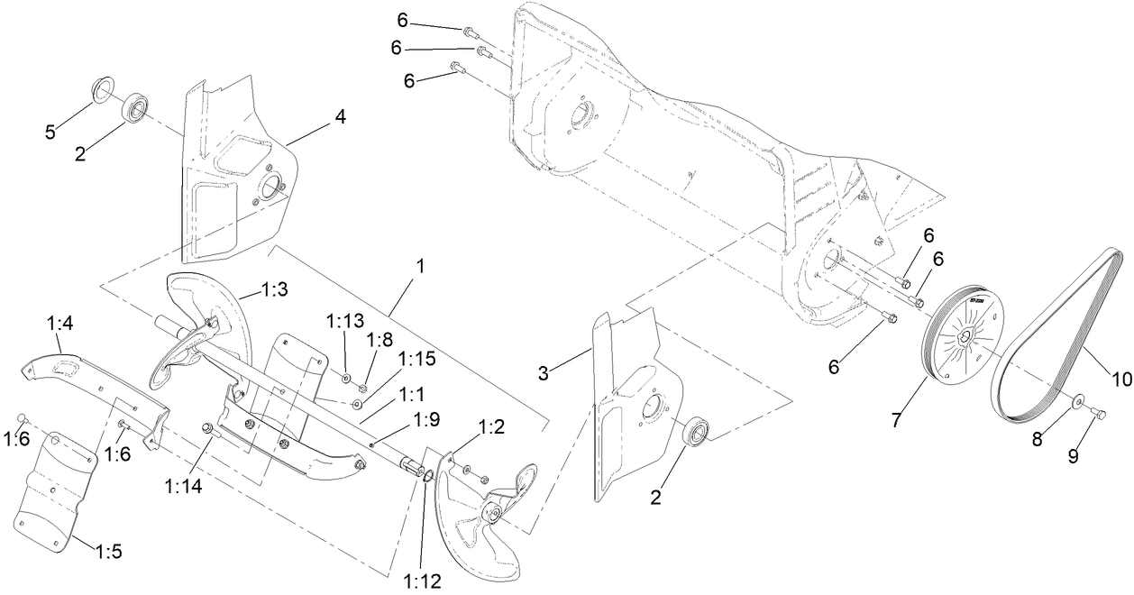 Drive Belt and Rotor Assembly