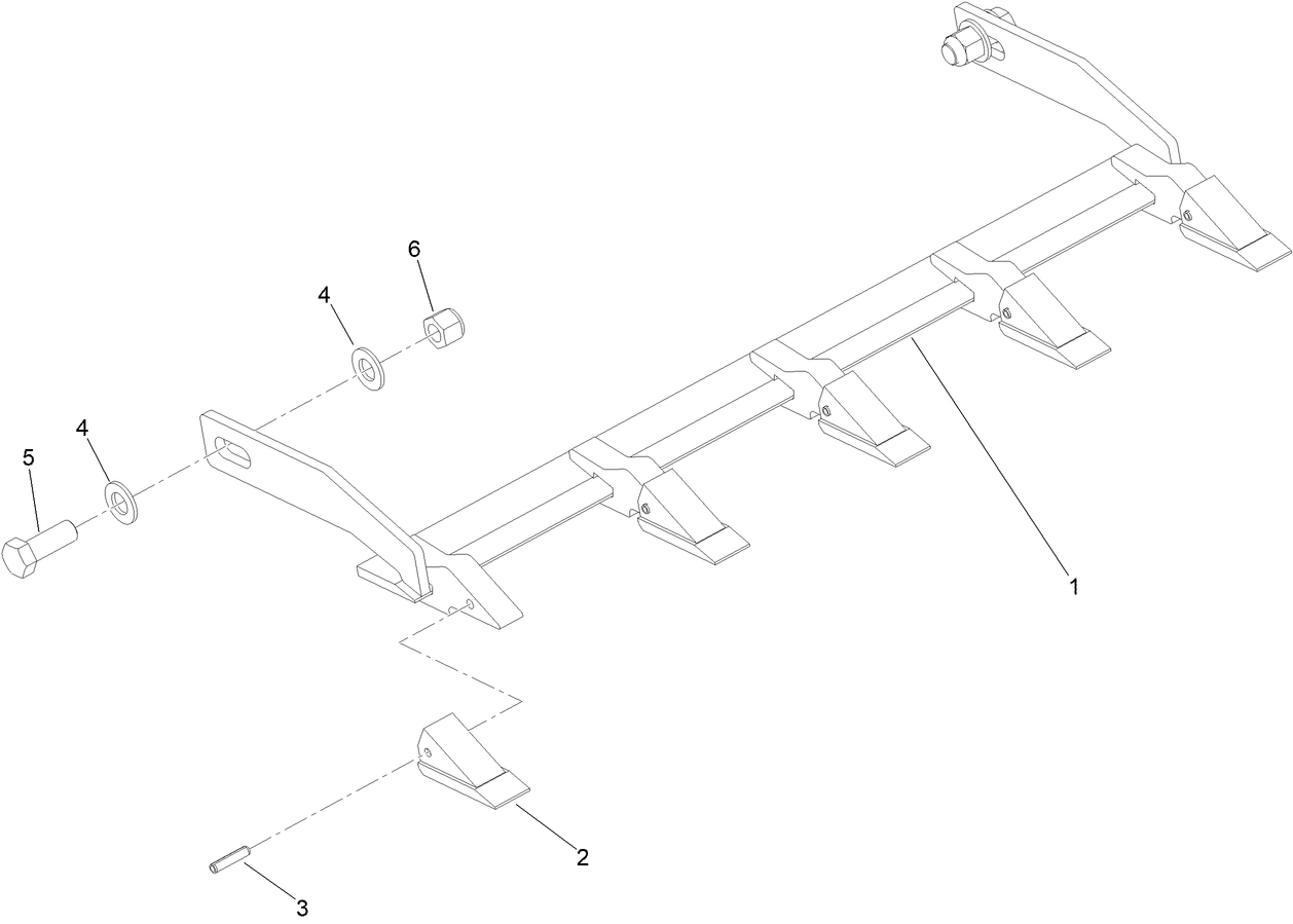 Tooth Bar Assembly No. 104-6020
