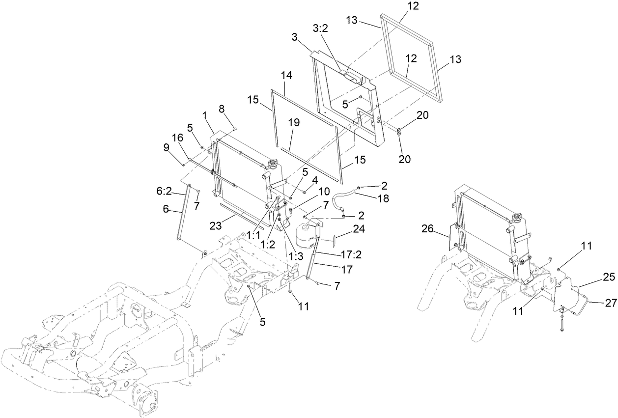 Radiator and Cooler Assembly