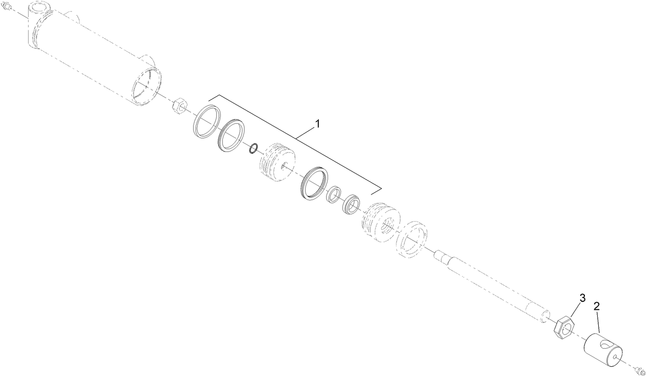 Hydraulic Cylinder Assembly No. 121-3654