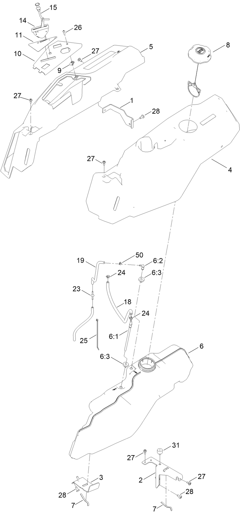 Body Styling and Fuel Pod Assembly