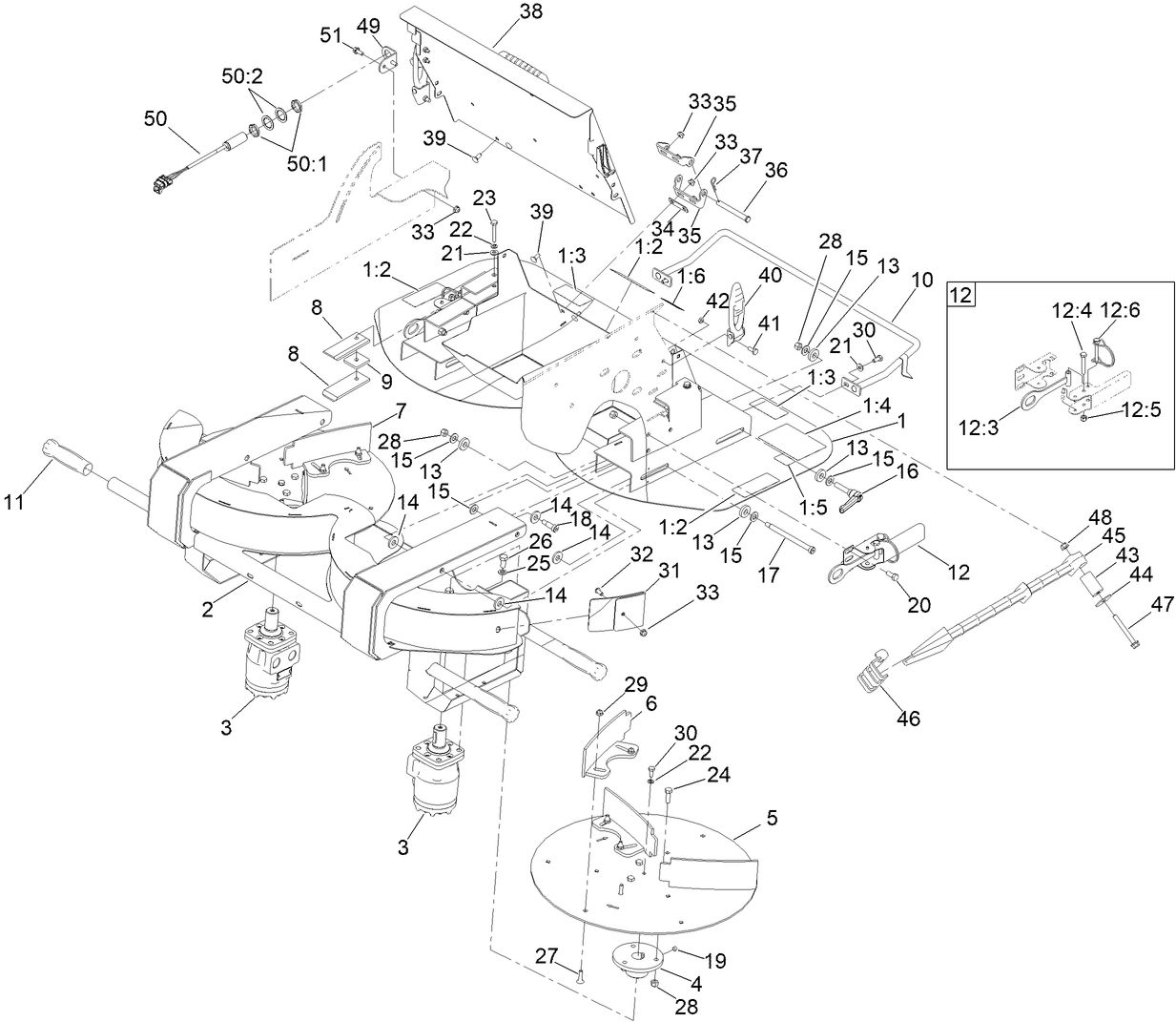 Twin Spinner Interlock Assembly