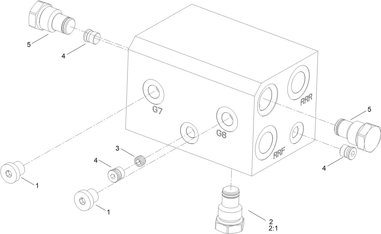 Hydraulic Manifold Assembly No. 134-3295
