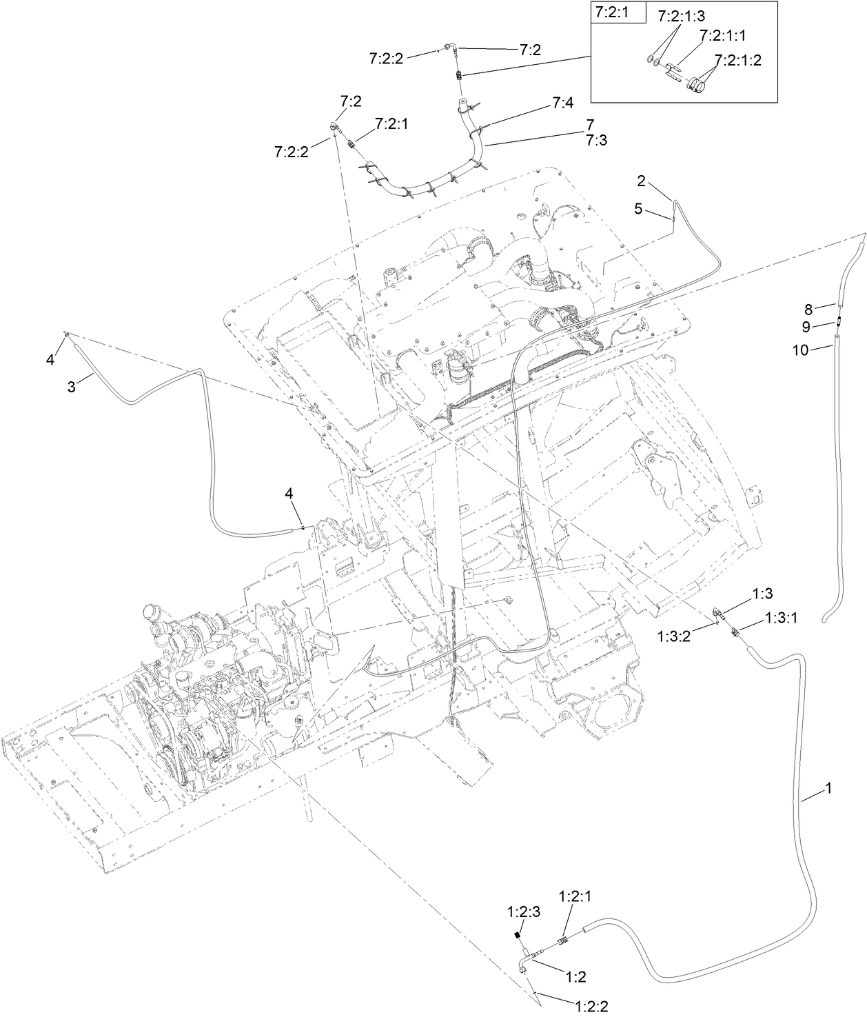 Right Side Hose Assembly