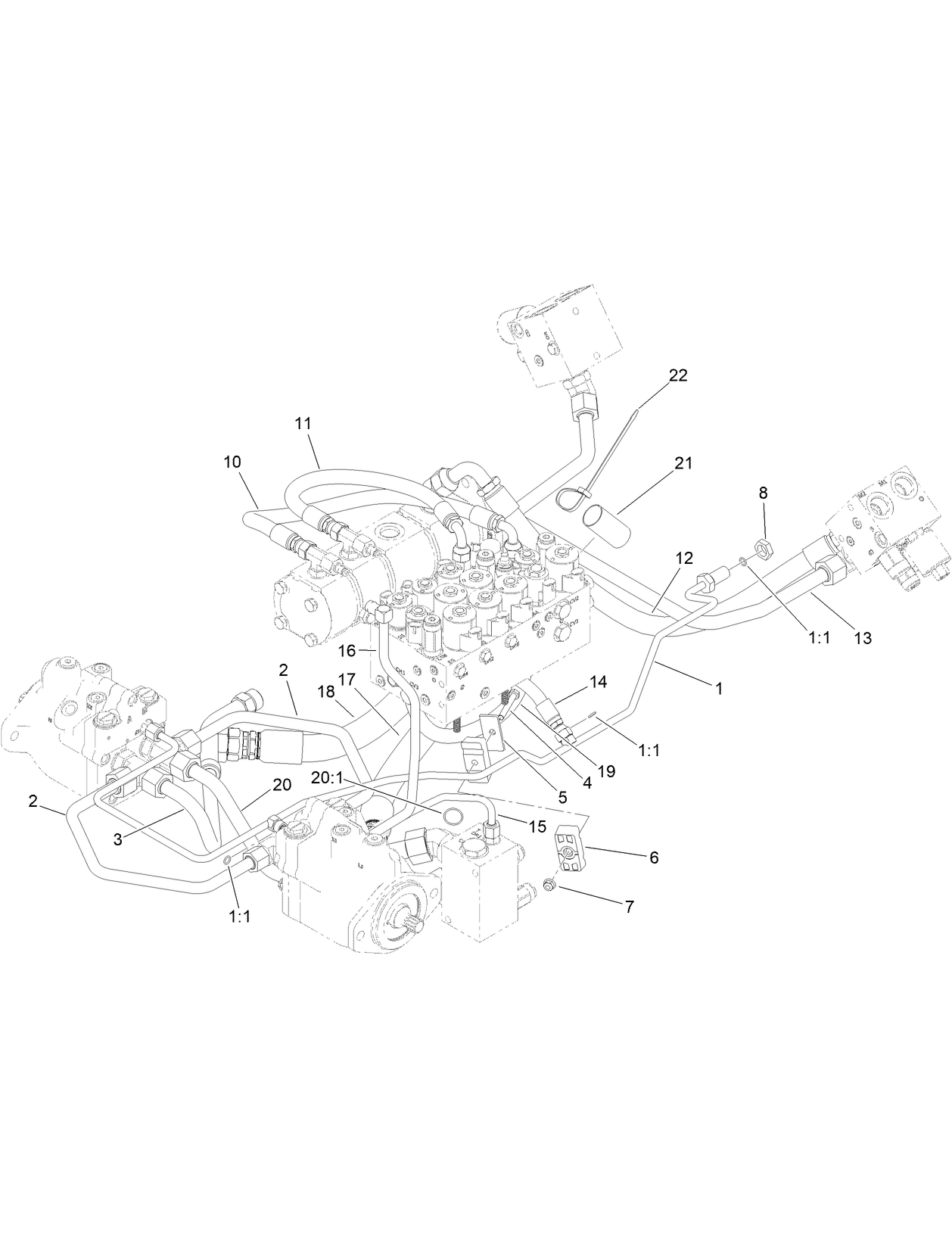 Traction Hydraulic Assembly