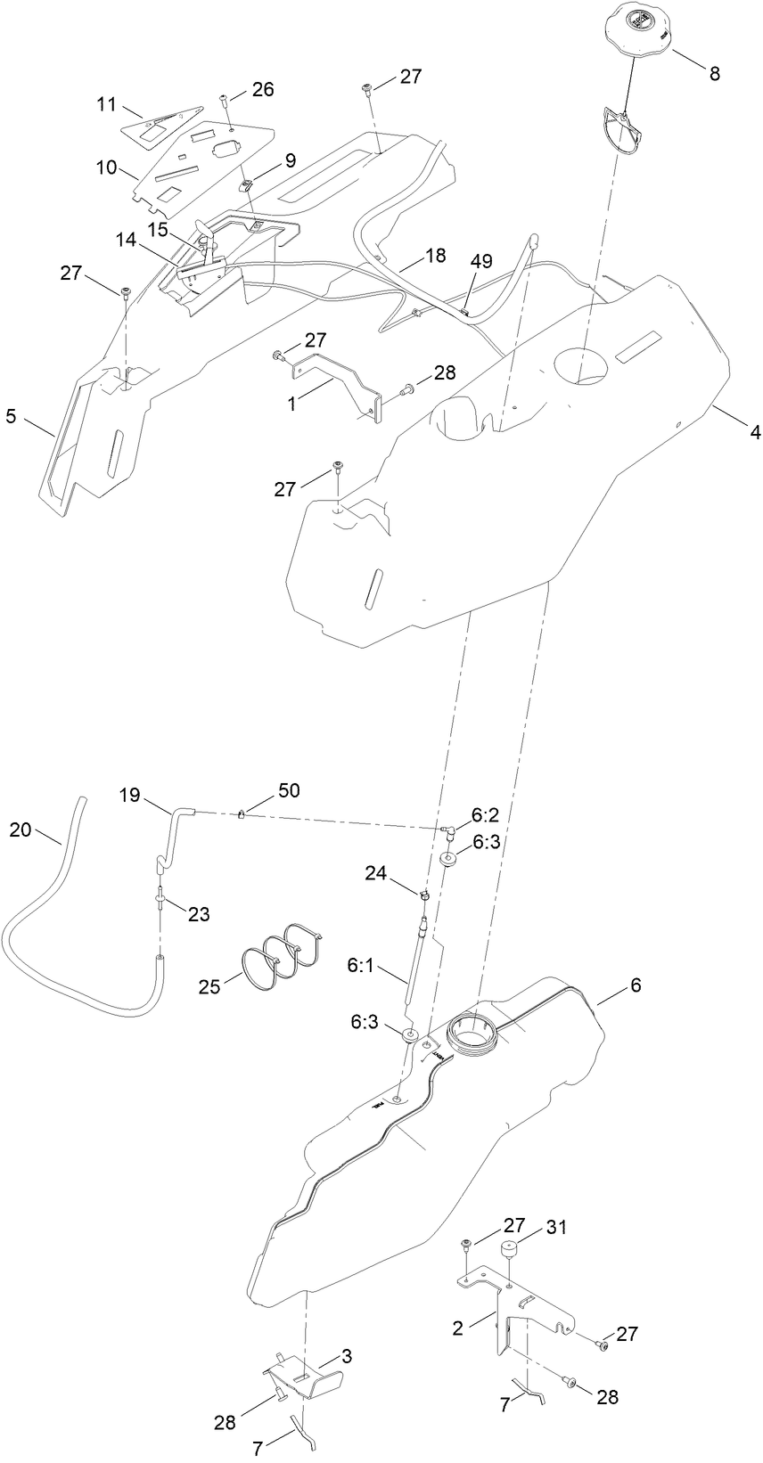 Fuel and Body Styling Assembly