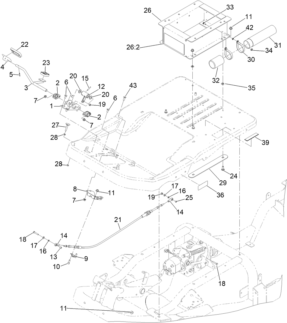 Traction Pedal Assembly