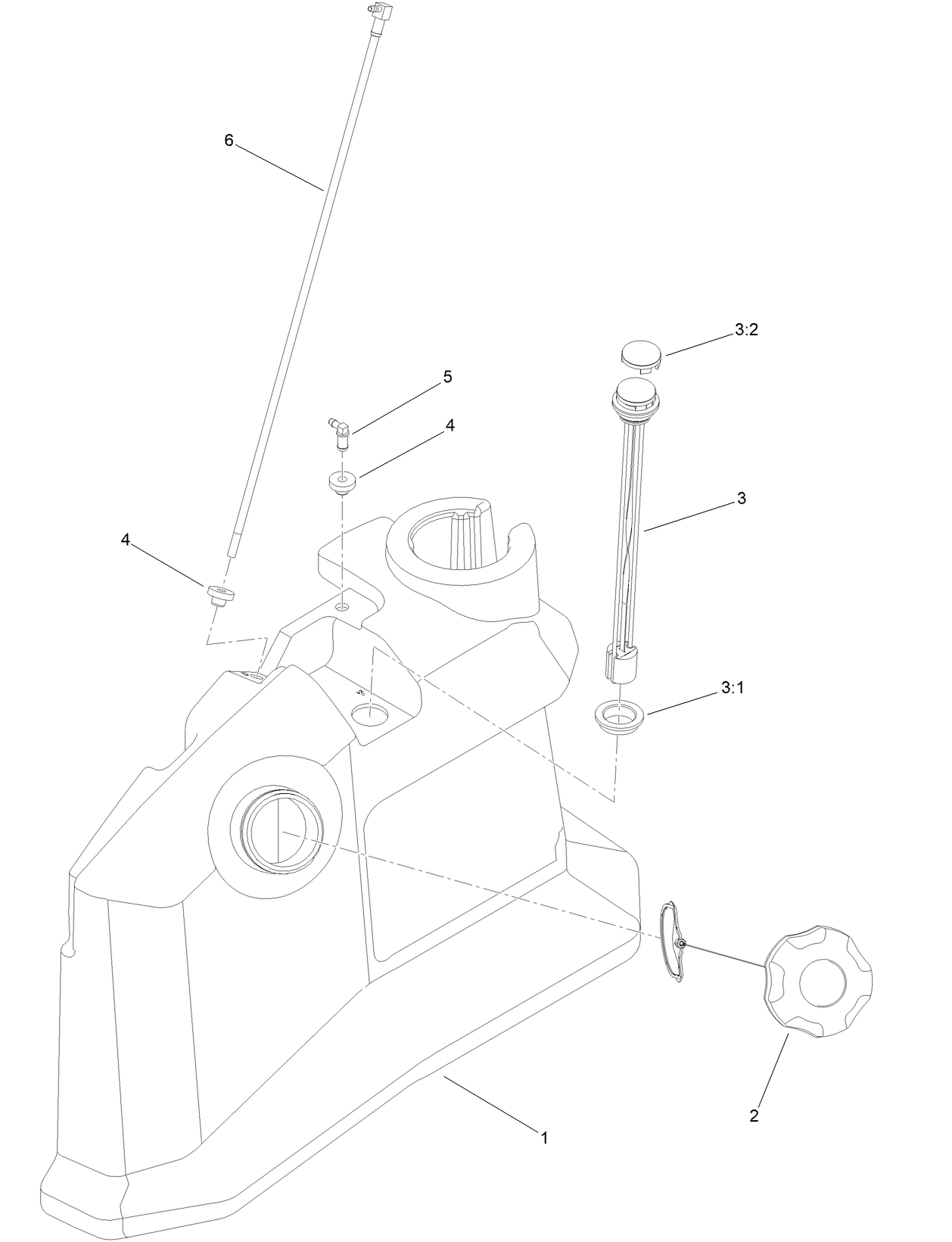 Fuel Tank Assembly No. 145-7445SP